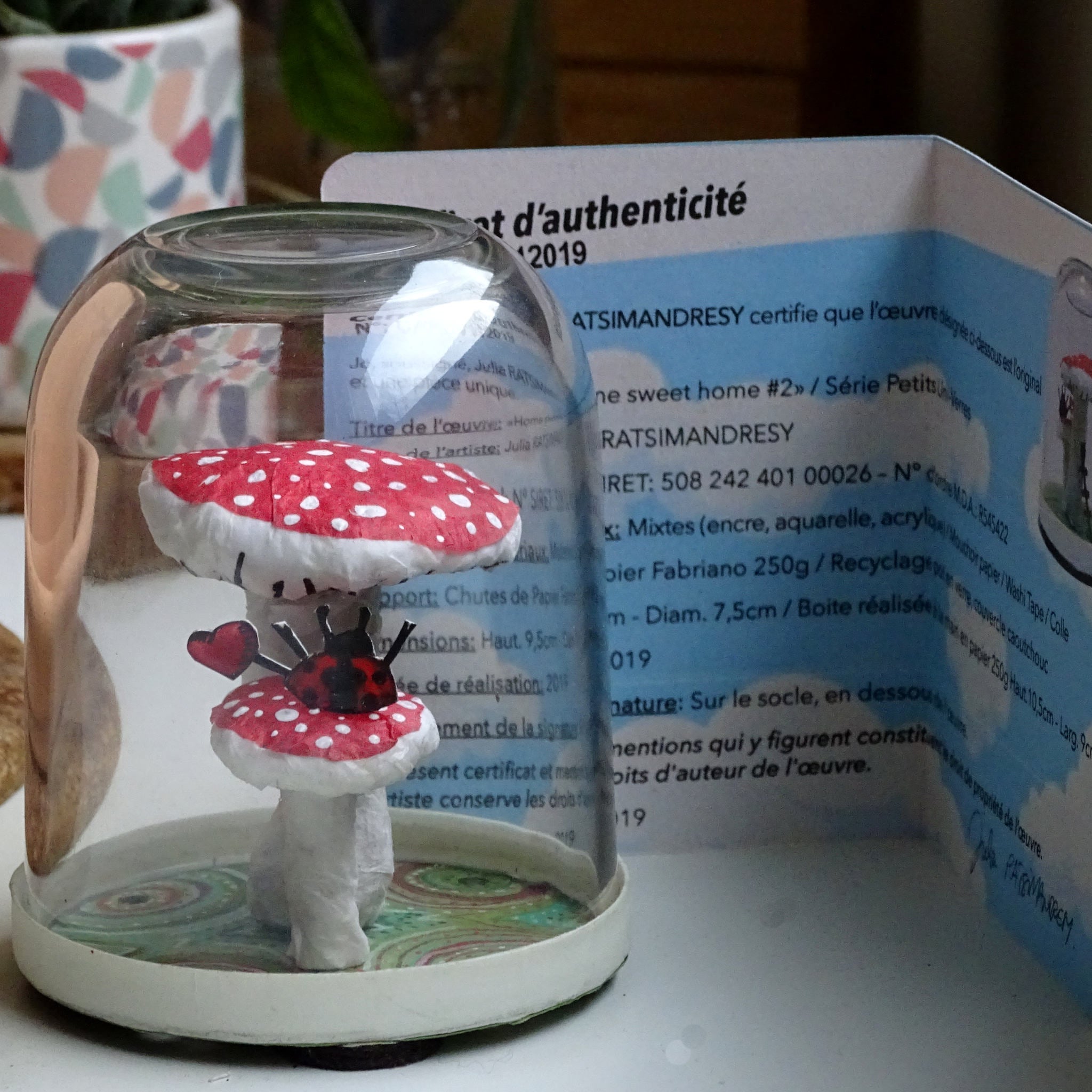 Petit Uni-Verre "Home sweet home #2"