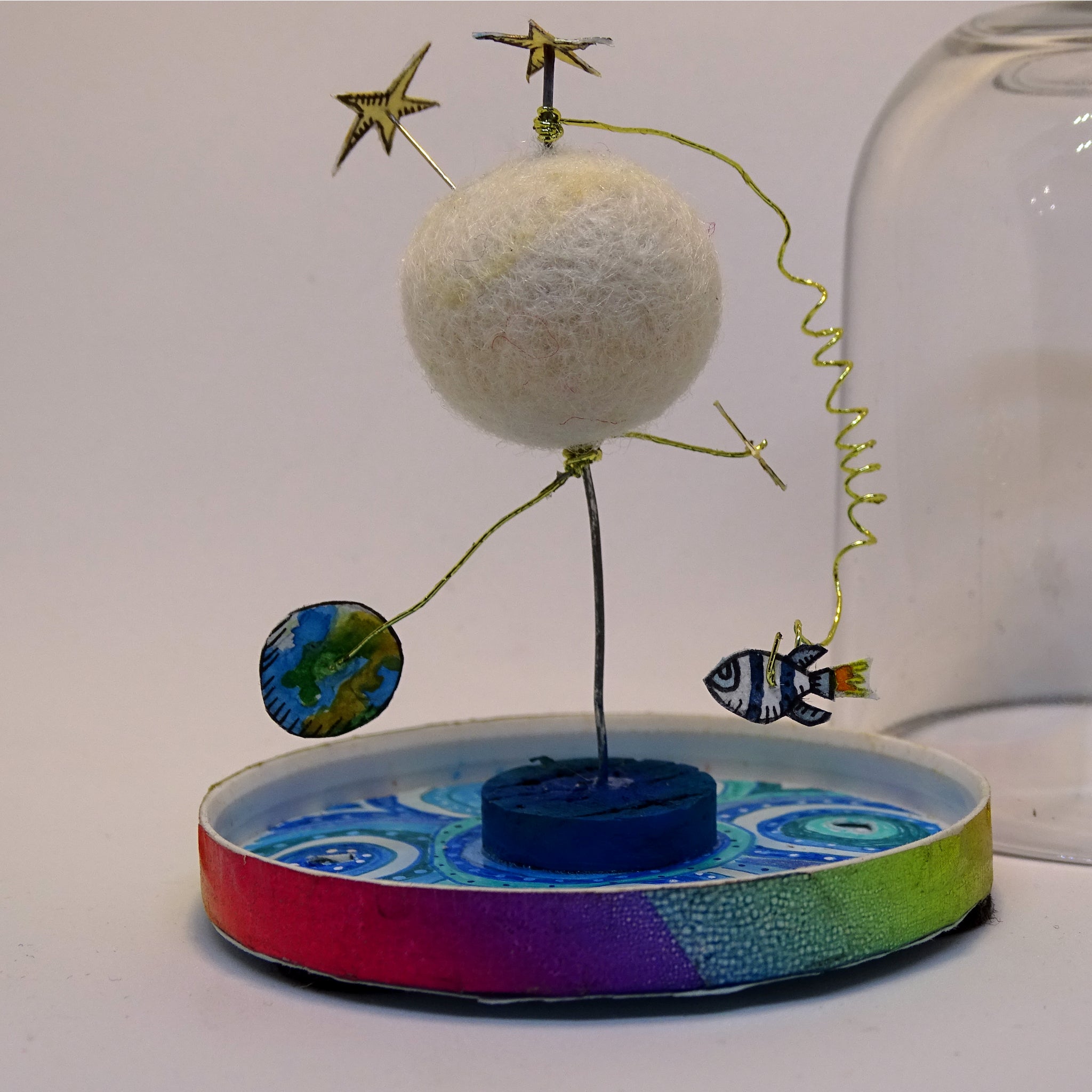 Petit Uni-Verre "De la terre à la lune, Retour"