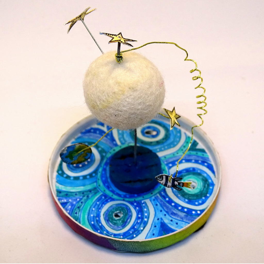 Petit Uni-Verre "De la terre à la lune, Retour"