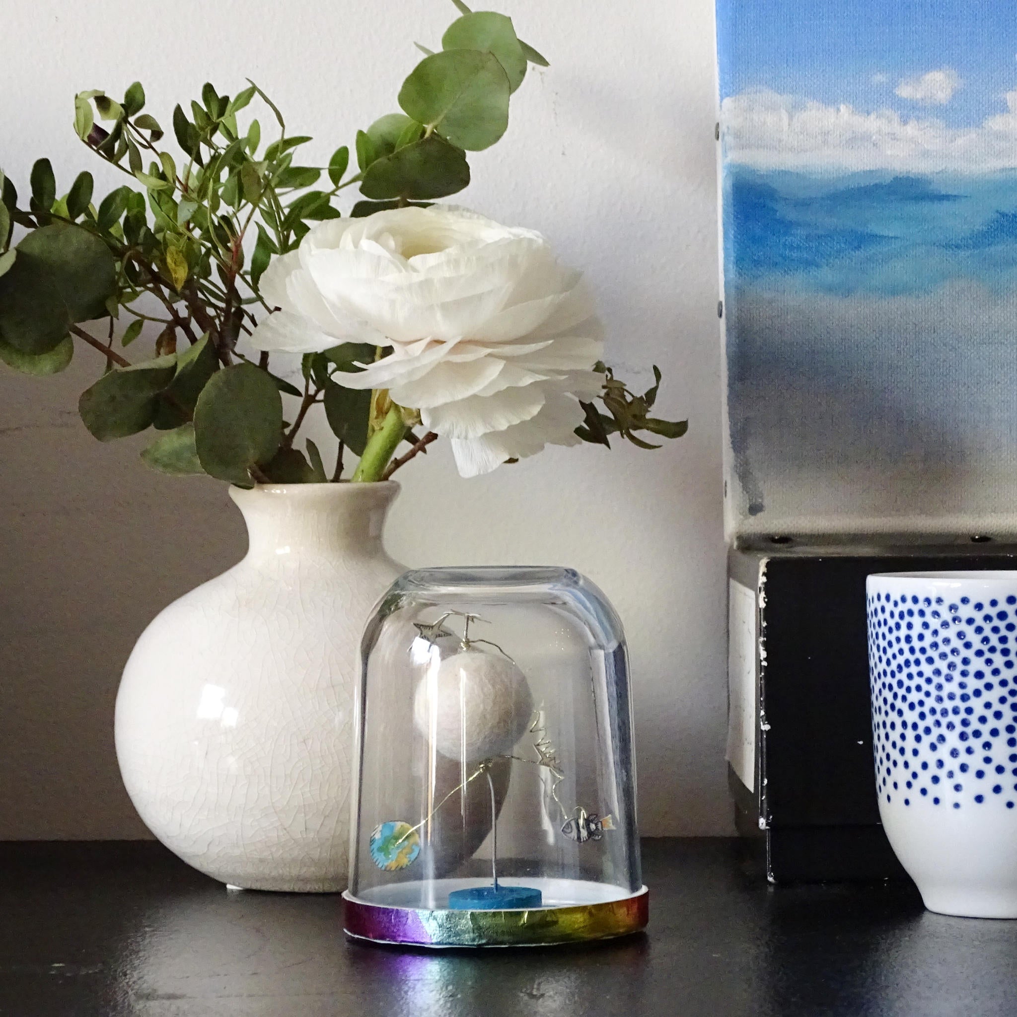 Petit Uni-Verre "De la terre à la lune, Retour"