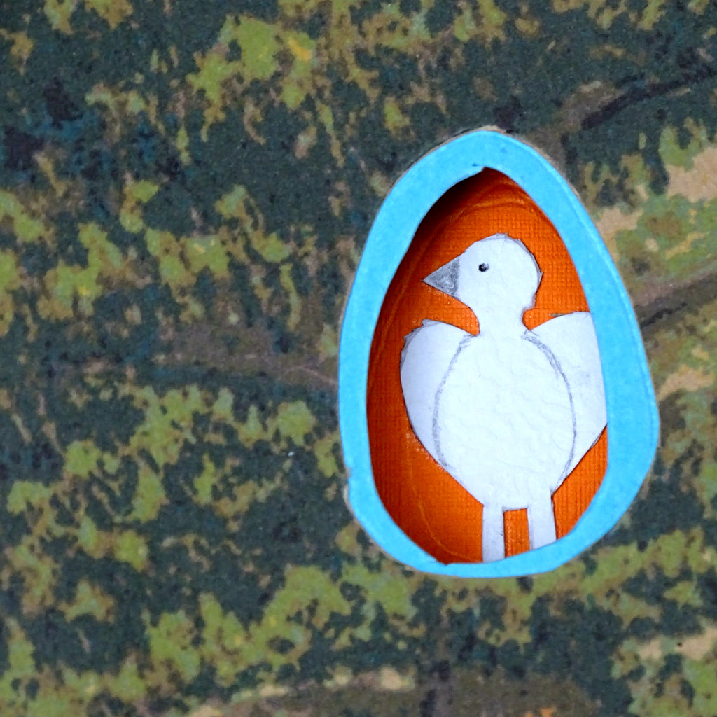Dans la Forêt #1 Oiseau - Illustration encadrée
