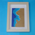 Atlantique - Illustration encadrée