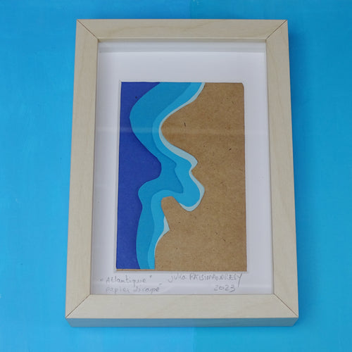 Atlantique - Illustration encadrée