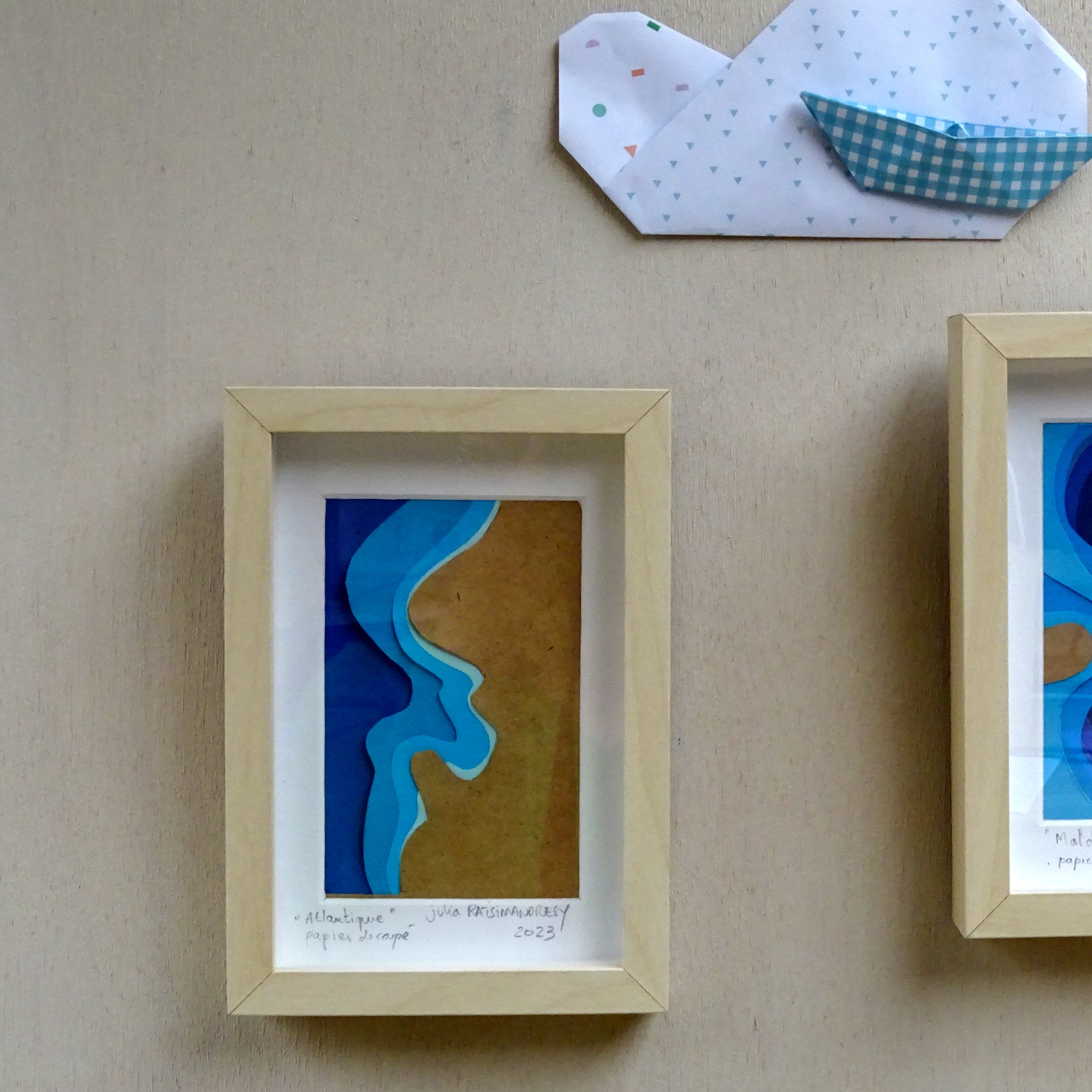 Atlantique - Illustration encadrée
