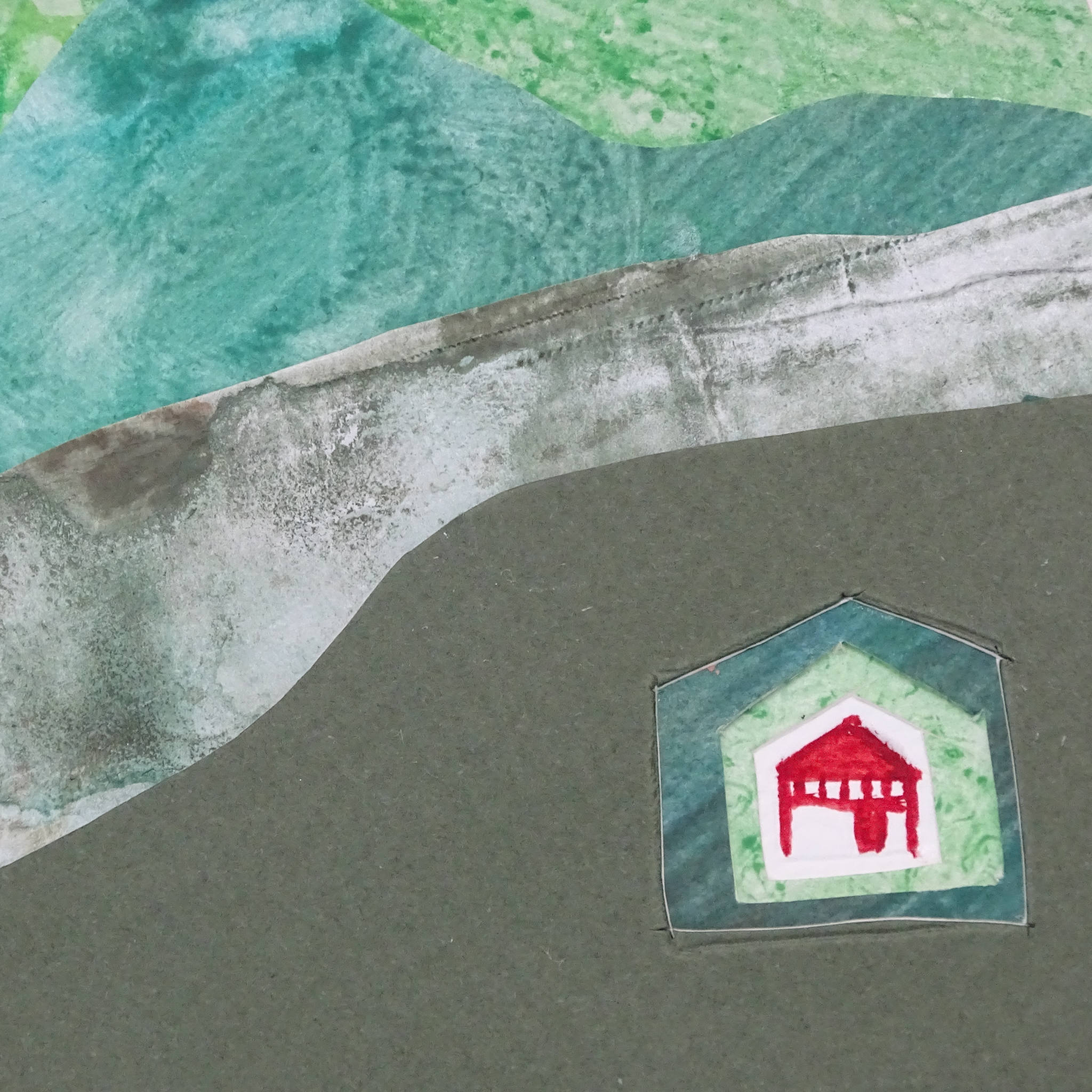 Le Refuge - Illustration encadrée